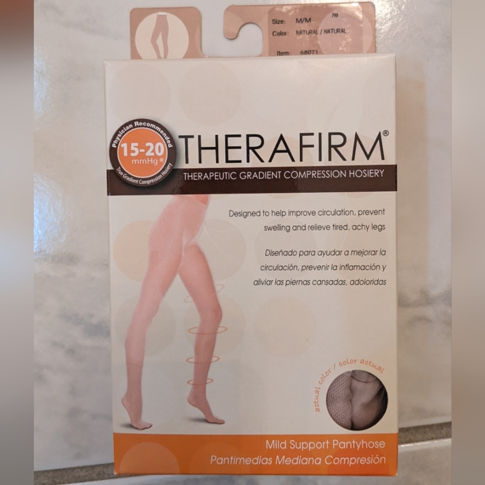 *NEW* Therafirm Compression Pantyhose, Natural Beige Colour (women, size M)